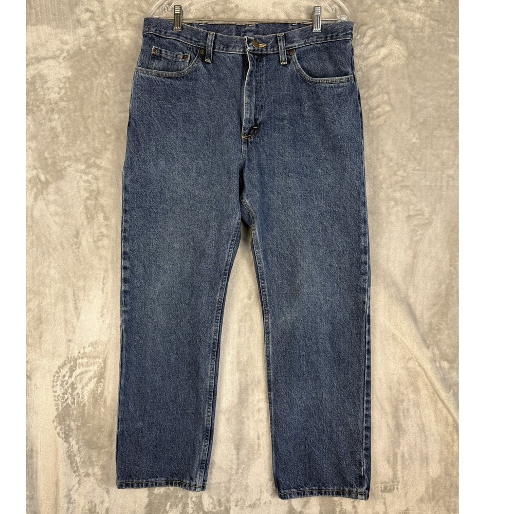 Wrangler Premium‎ Quality Regular Fit Mens Blue Denim Jeans 34x29
